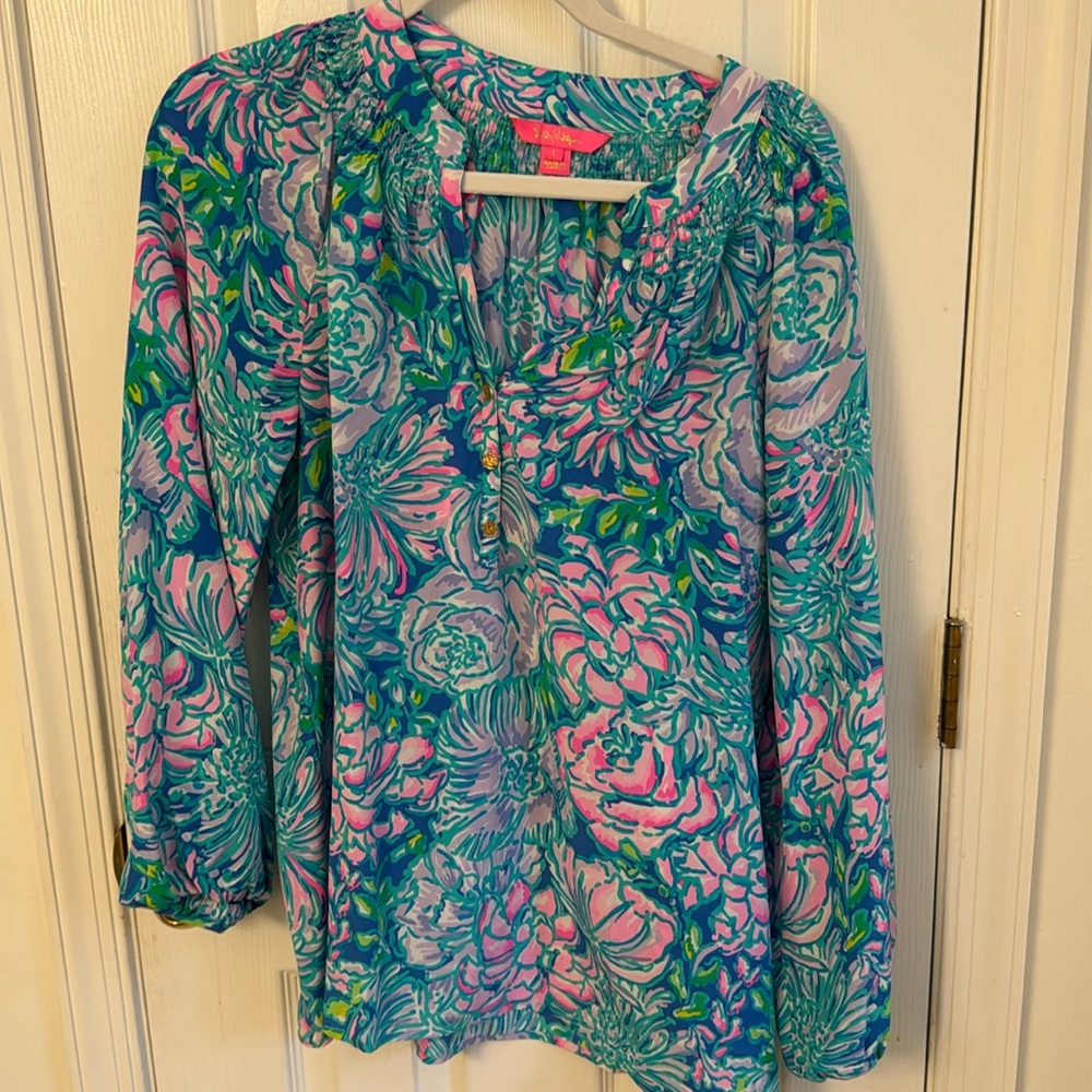 Lilly Pulitzer Elsa top- size Large